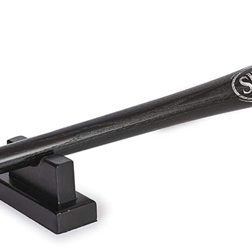 Baseball Bat Display Holder Rack Mount for Table or Desk- Replaces Case or Stand - Picture 8 of 9